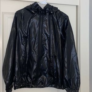 Full tilt black windbreaker